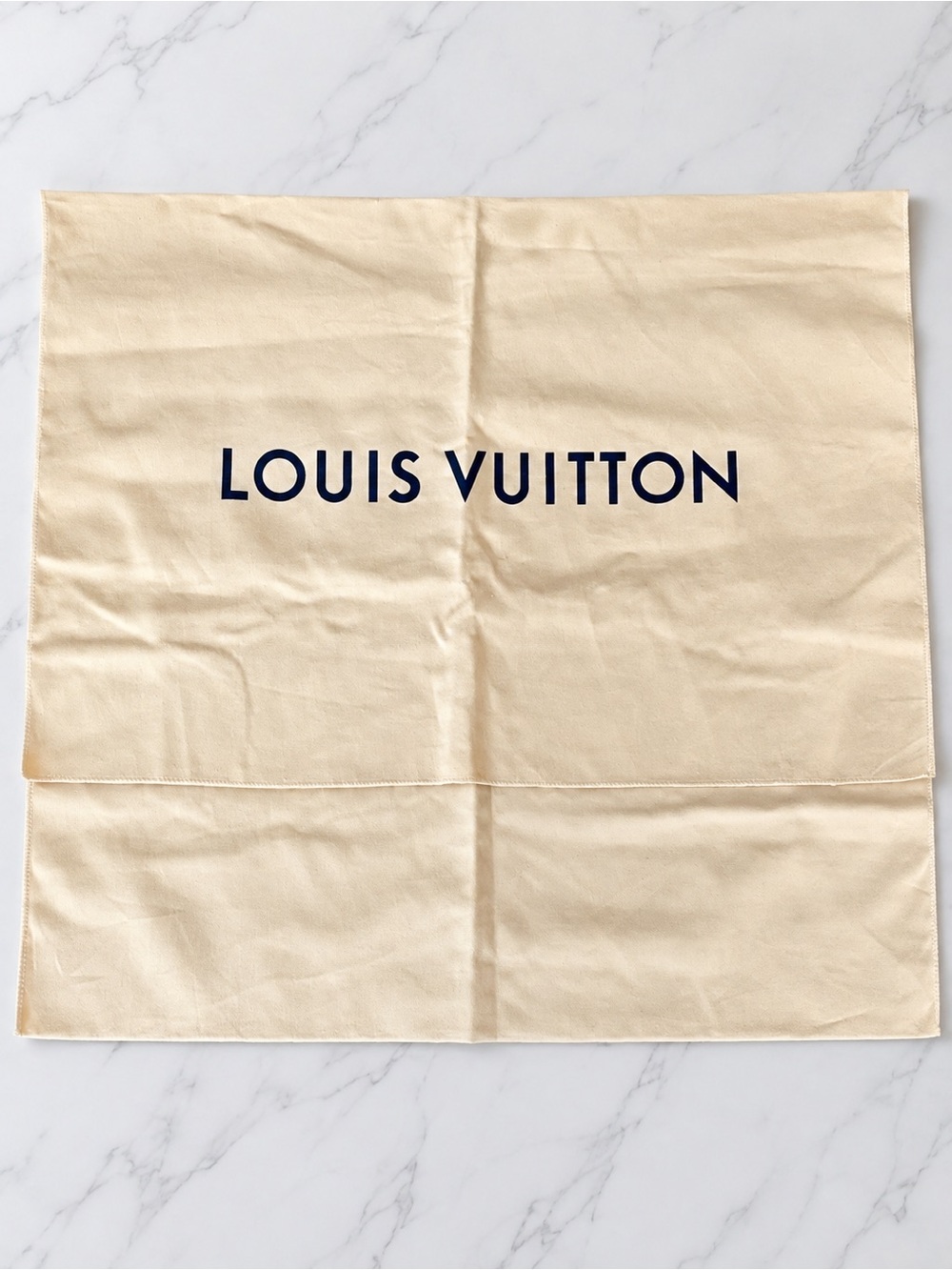 Louis Vuitton Authentic Large Dust Bag 24 x 21” Cream LV Storage Bag